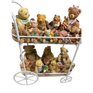 Cherished Teddies & Other Vintage 1991-P. HILLMAN Teddy Bear Figurine Lot of 29